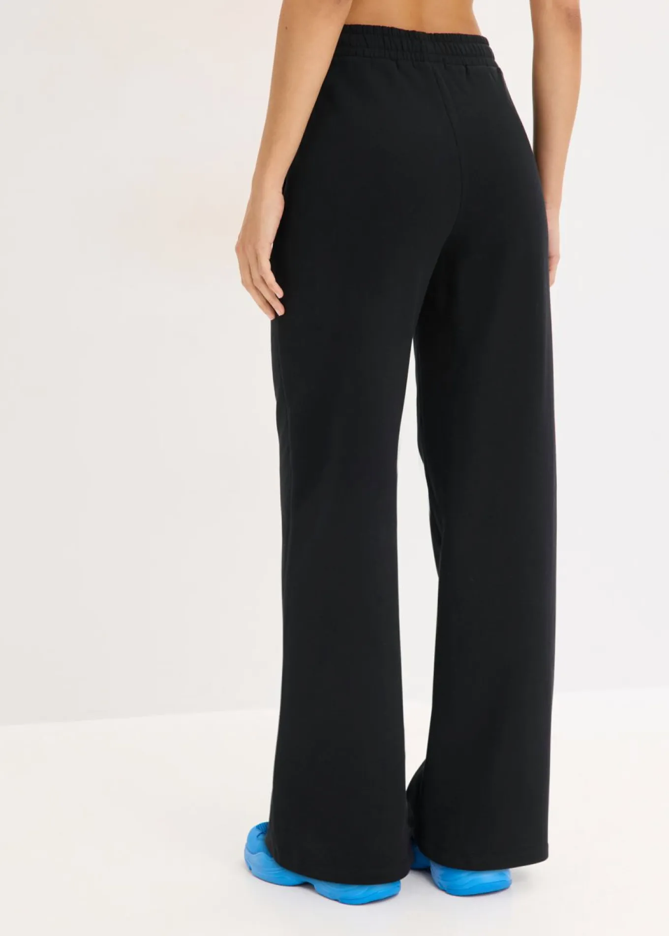 Pantalón de chándal de algodón orgánico puro con cintura alta
