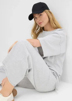 Pantalón de chándal de algodón orgánico con largo capri