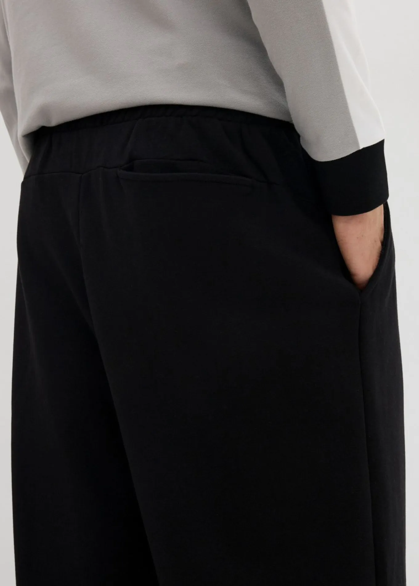 Pantalón de chándal de algodón puro con corte holgado