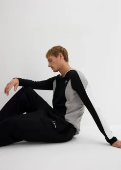 Pantalón de chándal de algodón puro con corte holgado