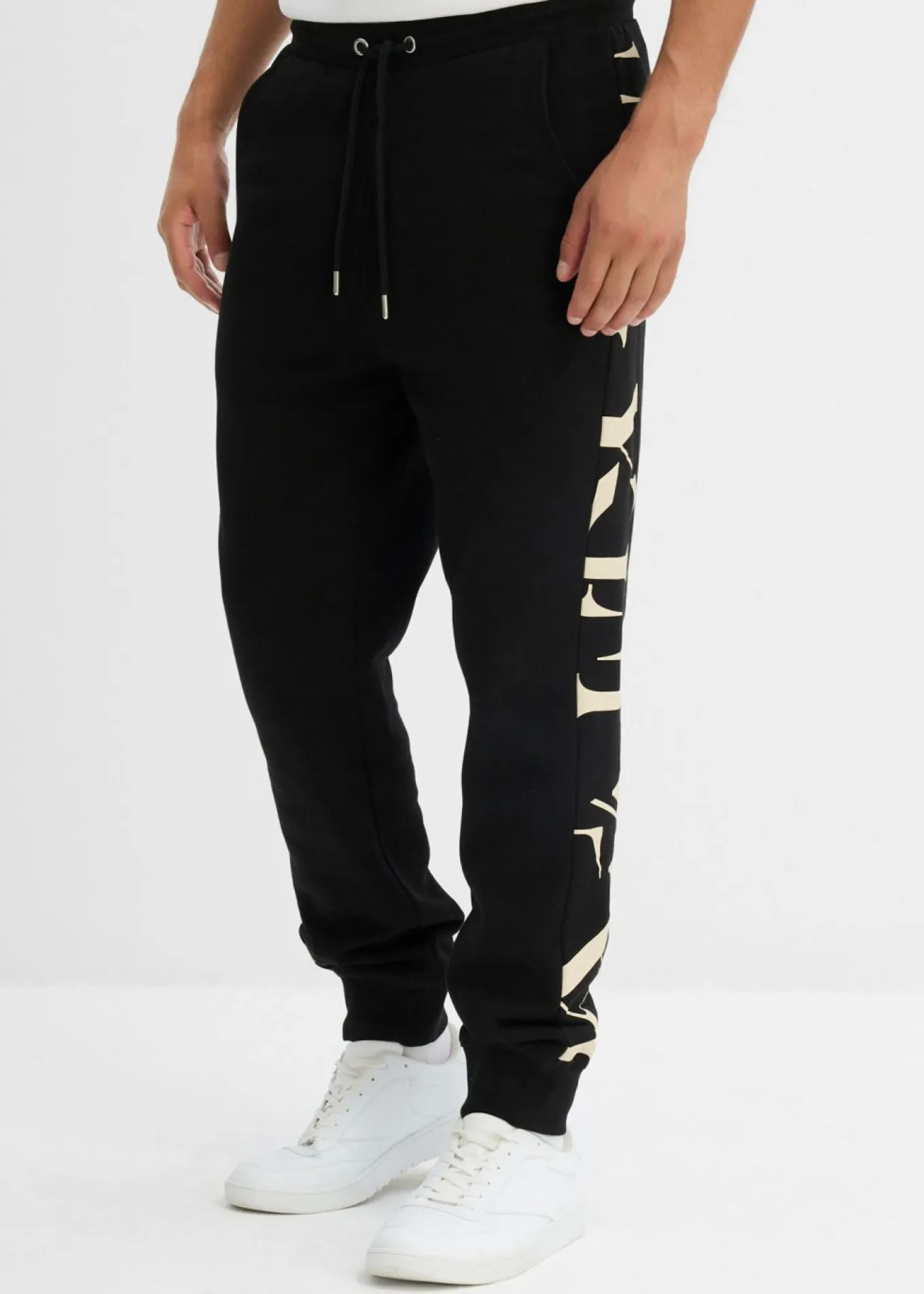 Pantalón de chándal de algodón orgánico puro con inserto
