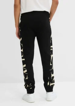 Pantalón de chándal de algodón orgánico puro con inserto