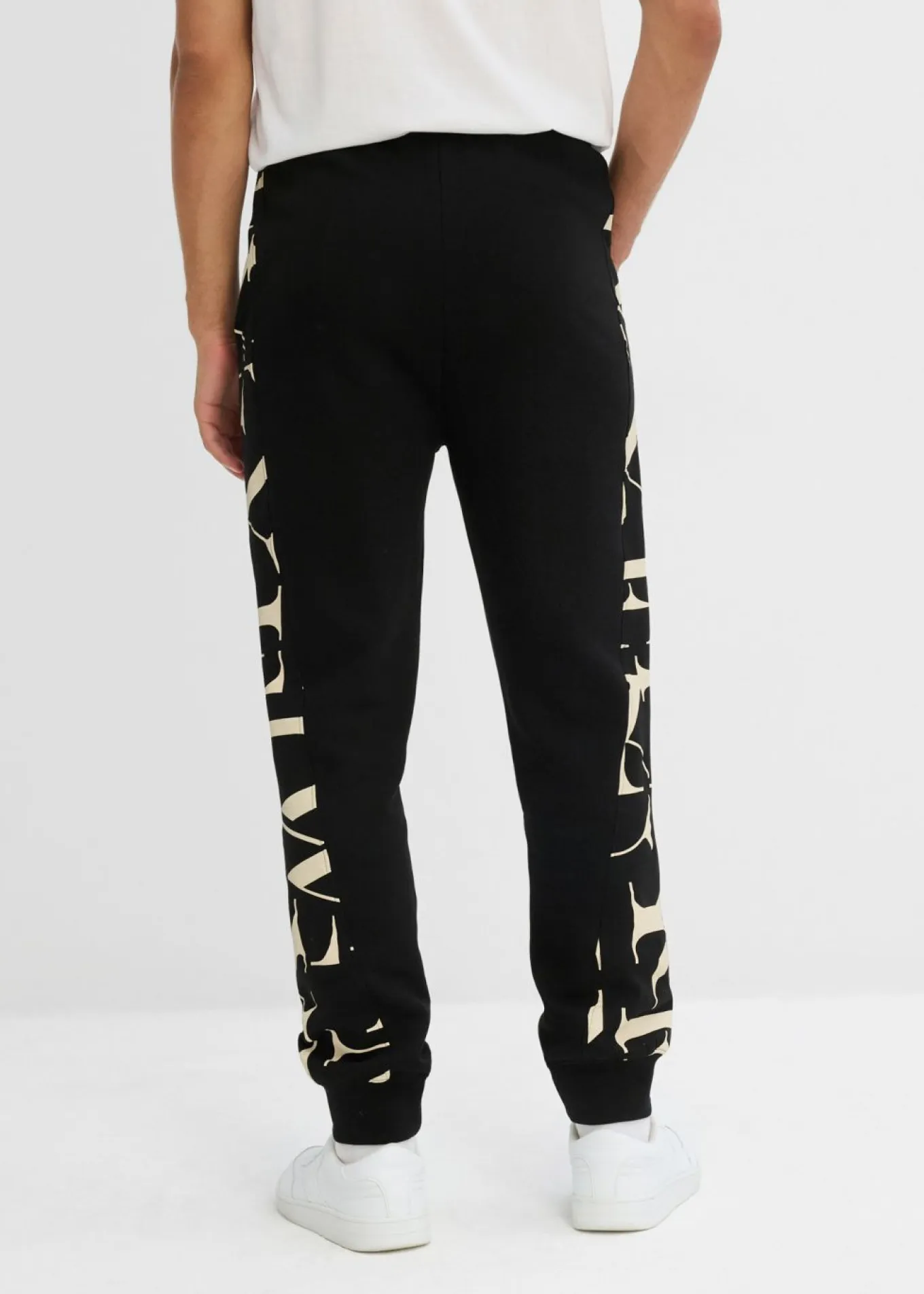 Pantalón de chándal de algodón orgánico puro con inserto