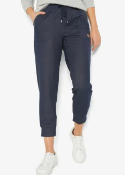 Pantalón de chándal de aspecto vaquero de 7/8