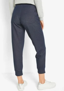Pantalón de chándal de aspecto vaquero de 7/8