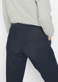 Pantalón de chándal de aspecto vaquero de 7/8