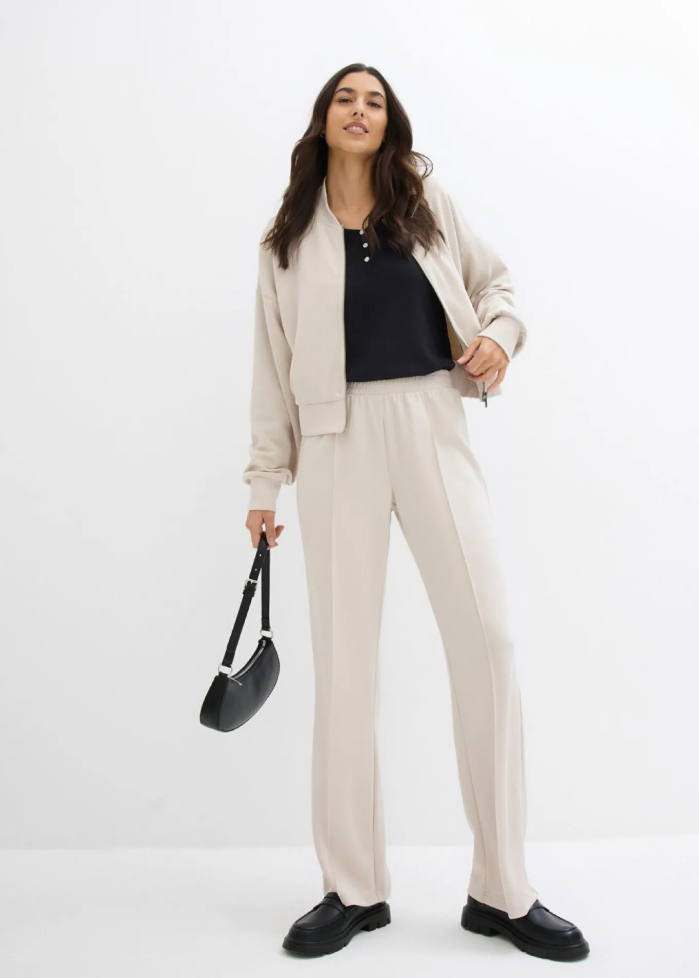 Pantalón de chándal de mezcla de viscosa suave