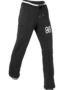 Pantalón de chándal de mezcla de algodón elástico