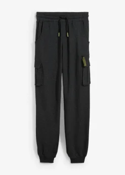 Pantalón de chándal de suave mezcla de algodón con bolsillos tipo cargo