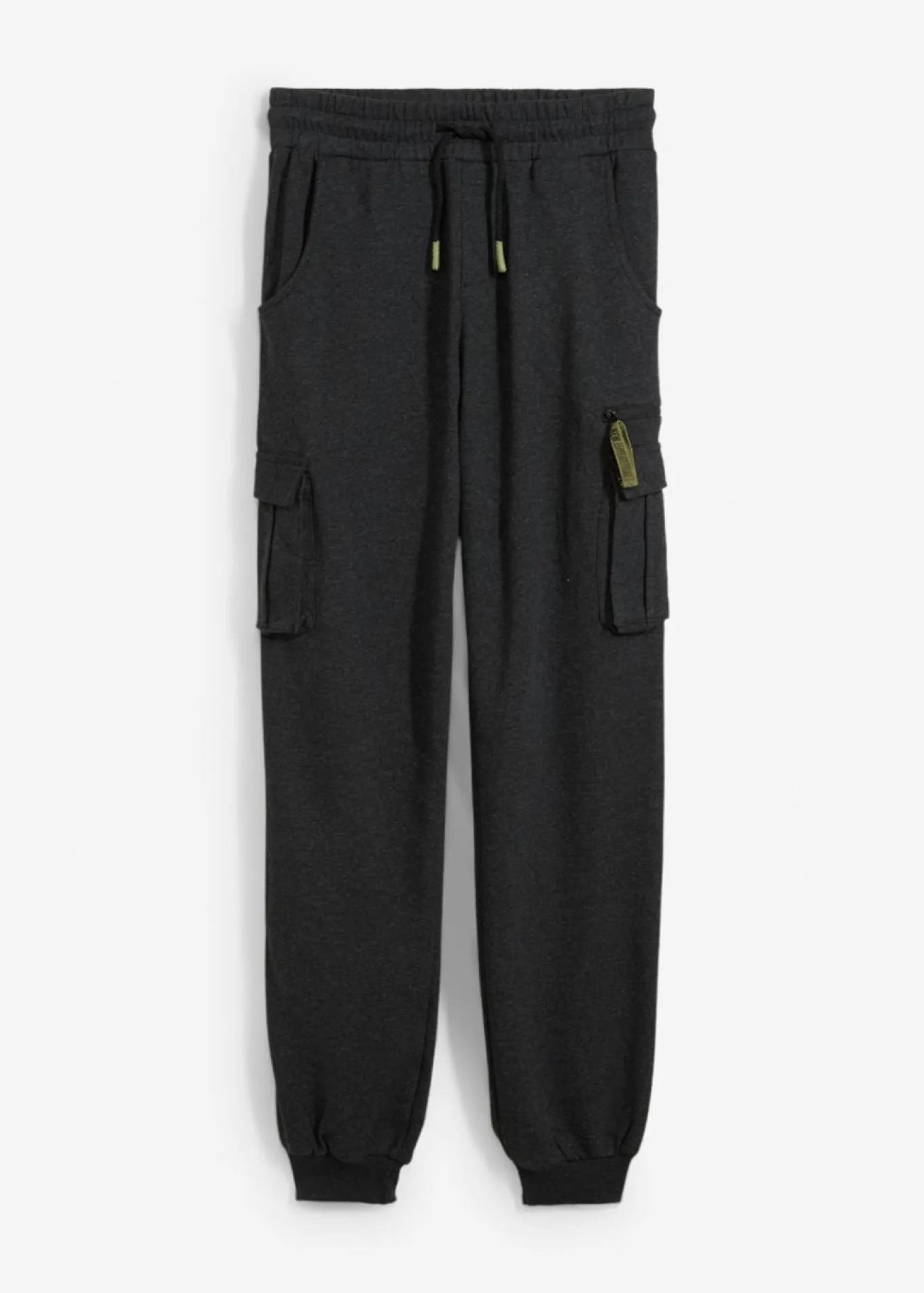 Pantalón de chándal de suave mezcla de algodón con bolsillos tipo cargo