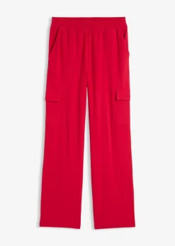 Pantalón de chándal en mezcla de algodón elástico