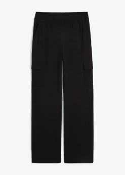 Pantalón de chándal en mezcla de algodón elástico