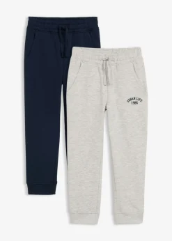 Pantalón de chándal en suave mezcla de algodón (2 unidades)