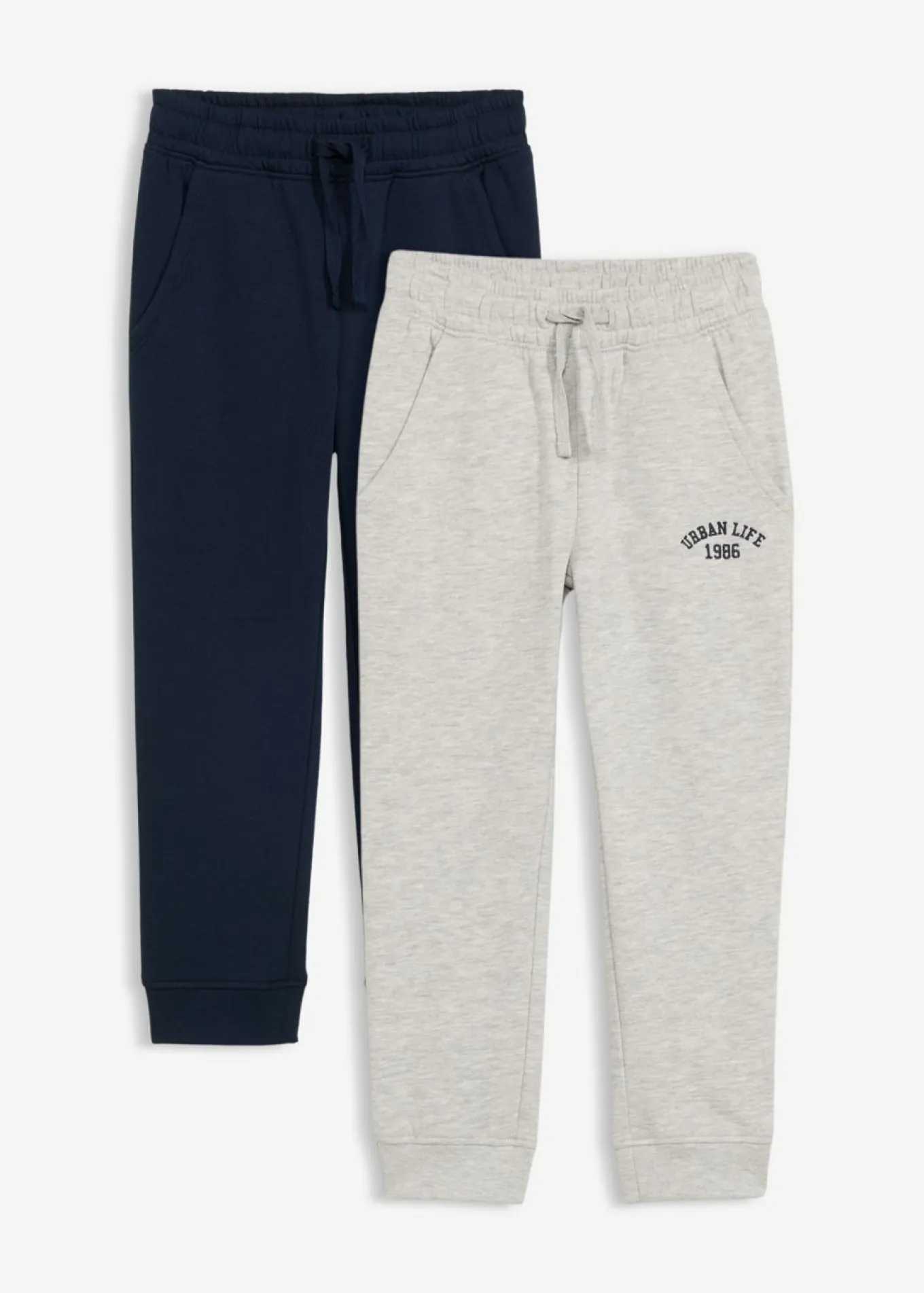 Pantalón de chándal en suave mezcla de algodón (2 unidades)