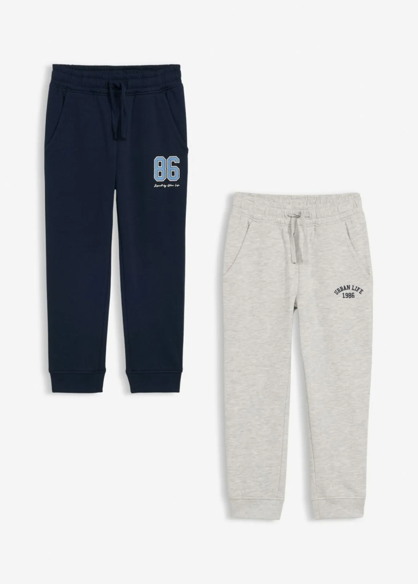 Pantalón de chándal en suave mezcla de algodón (2 unidades)