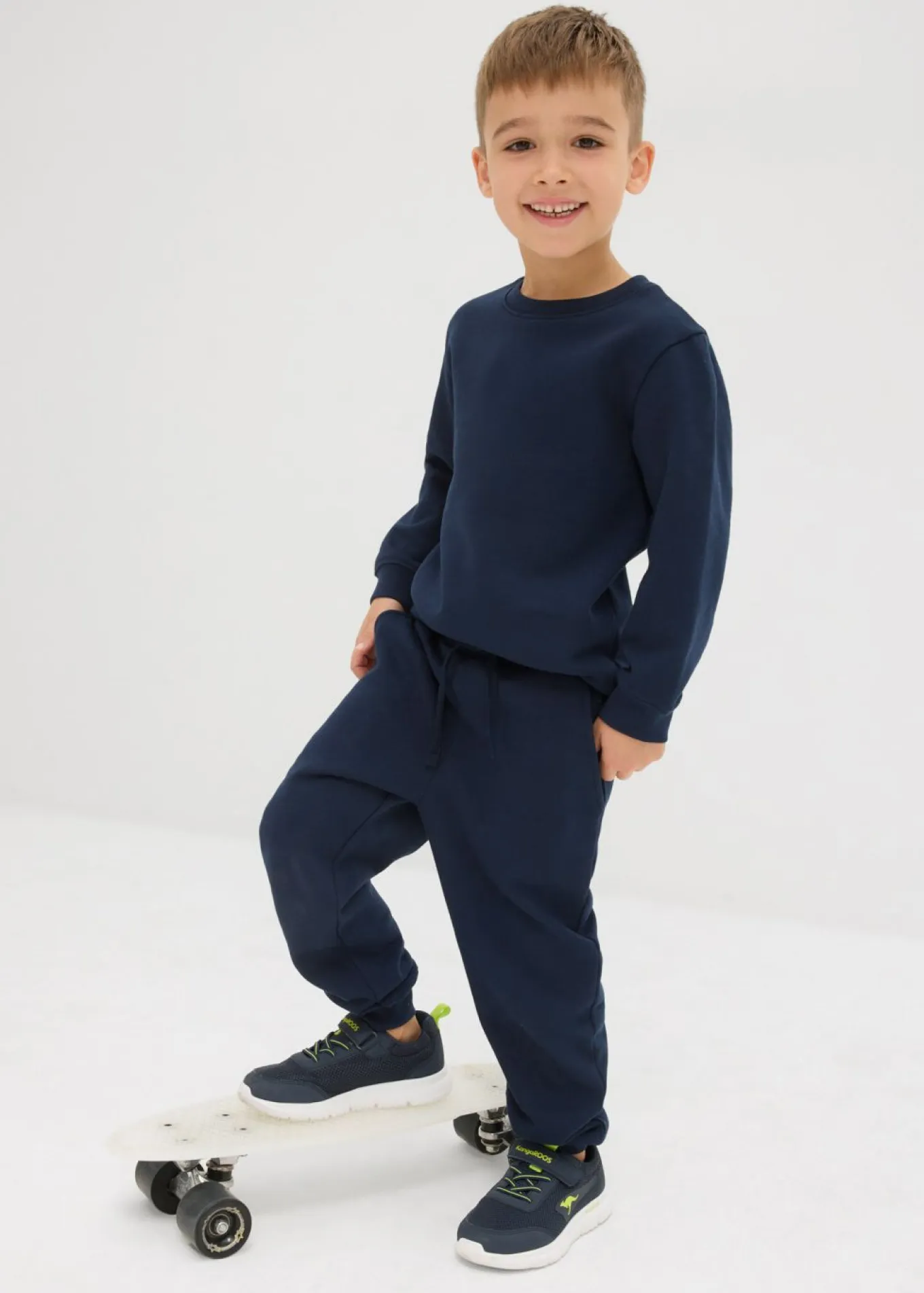 Pantalón de chándal en suave mezcla de algodón (2 unidades)