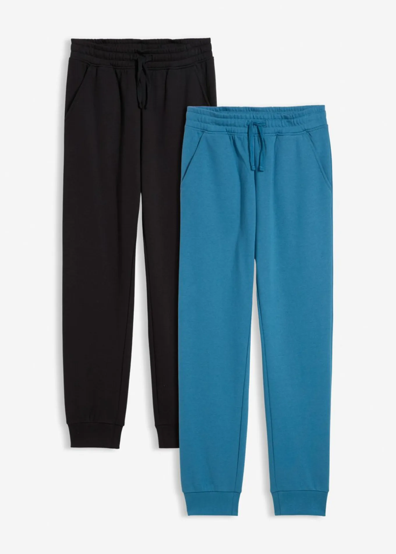 Pantalón de chándal en suave mezcla de algodón (2 unidades)