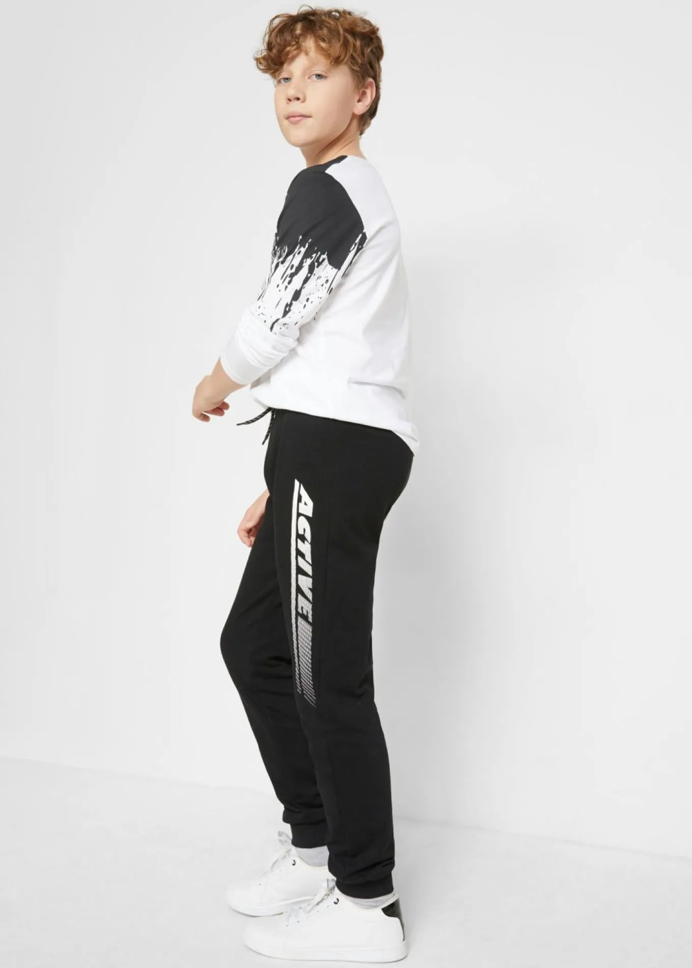 Pantalón de chándal en suave mezcla de algodón
