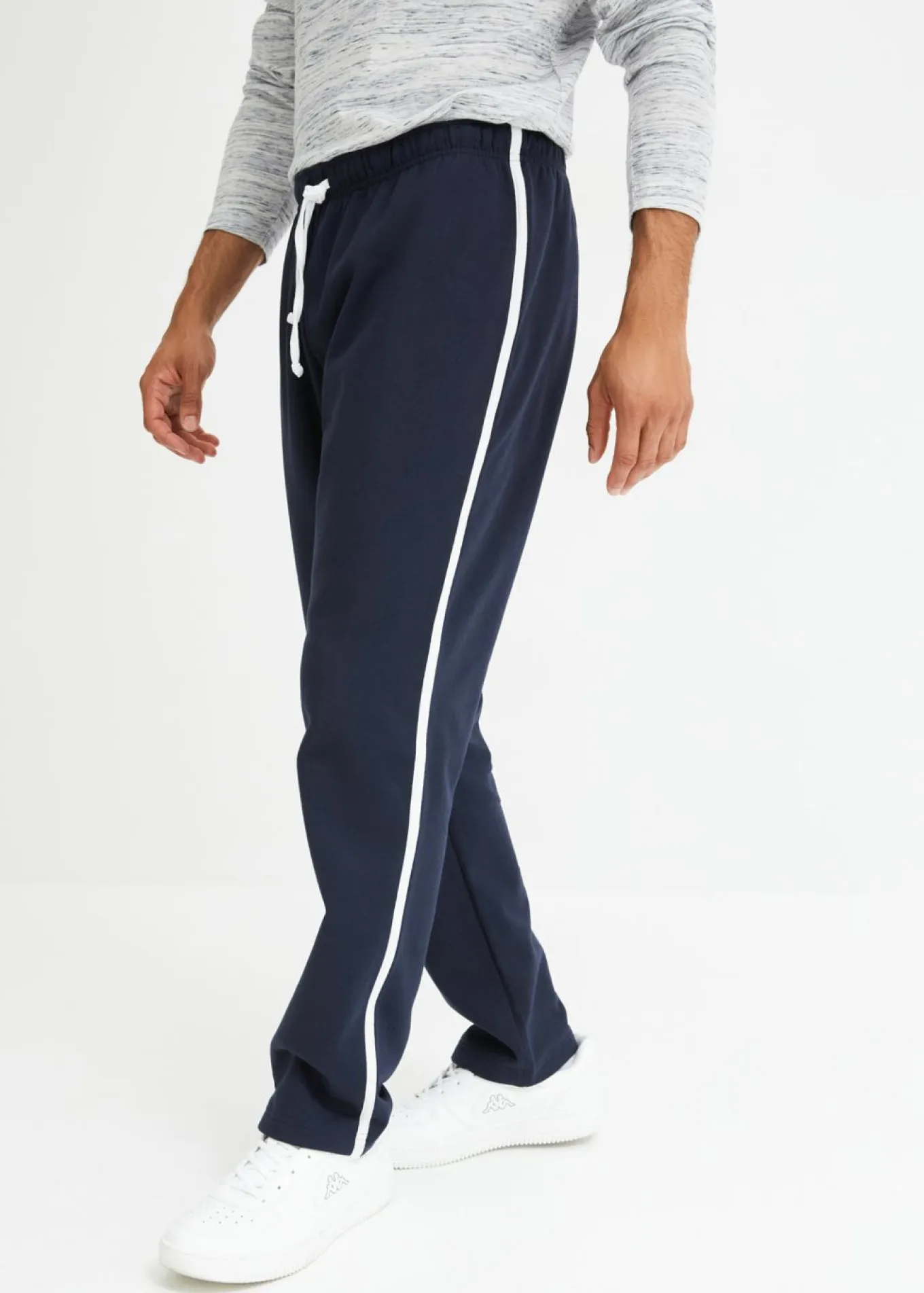 Pantalón de chándal loose fit con detalles en contraste (2 unidades)