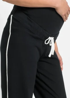Pantalón de chándal premamá de algodón ecológico con pierna recta