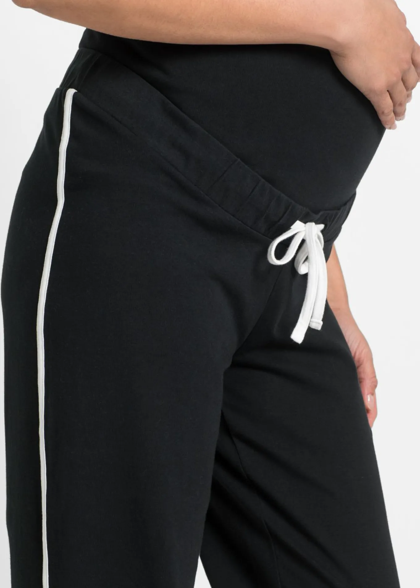 Pantalón de chándal premamá de algodón ecológico con pierna recta