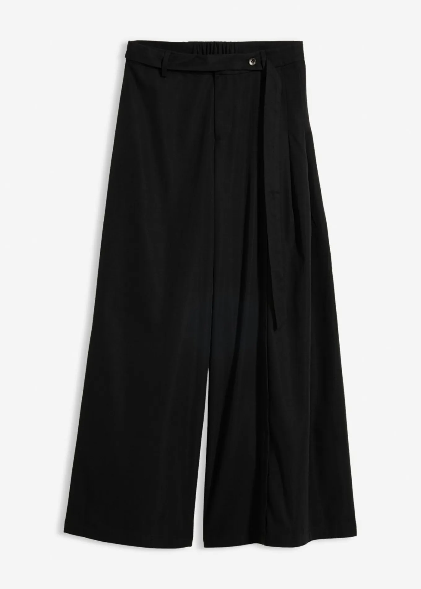 Pantalón de corte ancho con cintura cómoda
