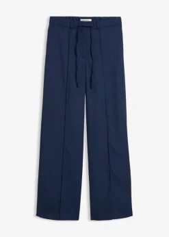 Pantalón de corte recto con cintura cómoda