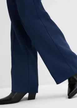 Pantalón de corte recto con cintura cómoda