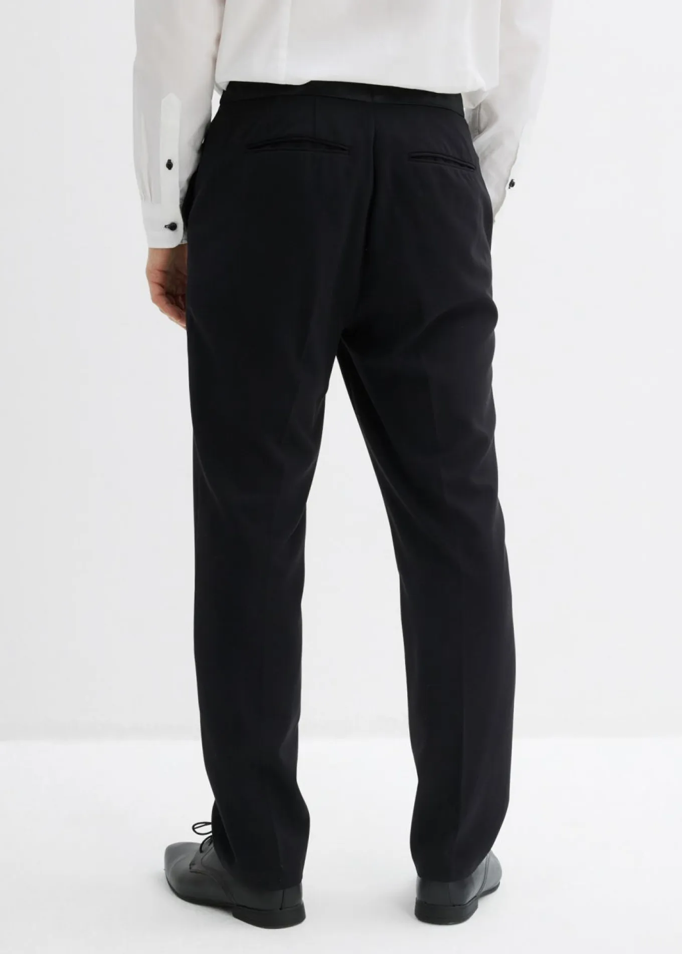 Pantalón de esmoquin con contenido de elastano y corte ajustado