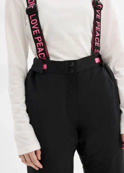 Pantalón de esquí impermeable con tirantes desmontables