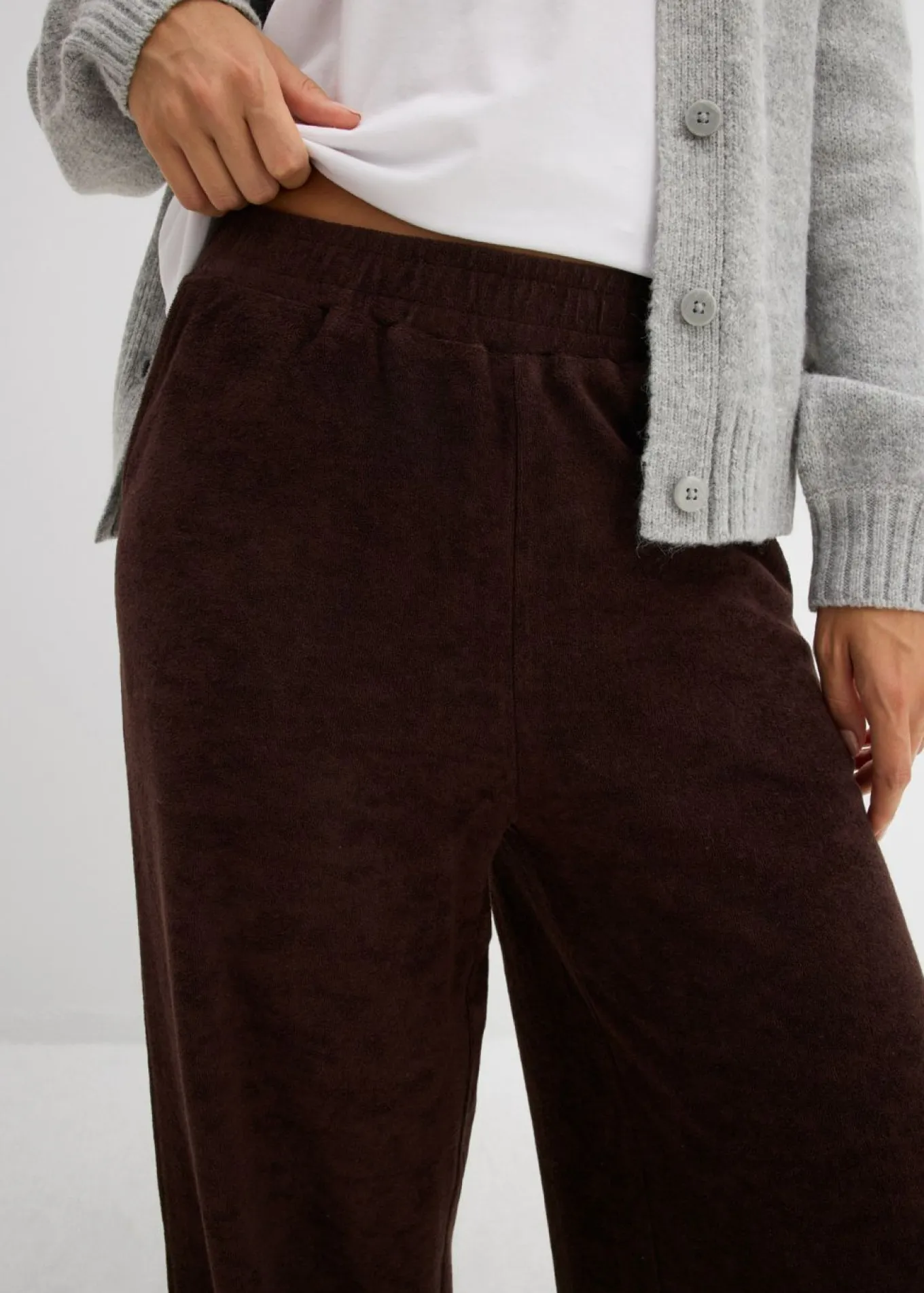 Pantalón de felpa de punto