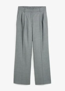 Pantalón de lana con pinzas