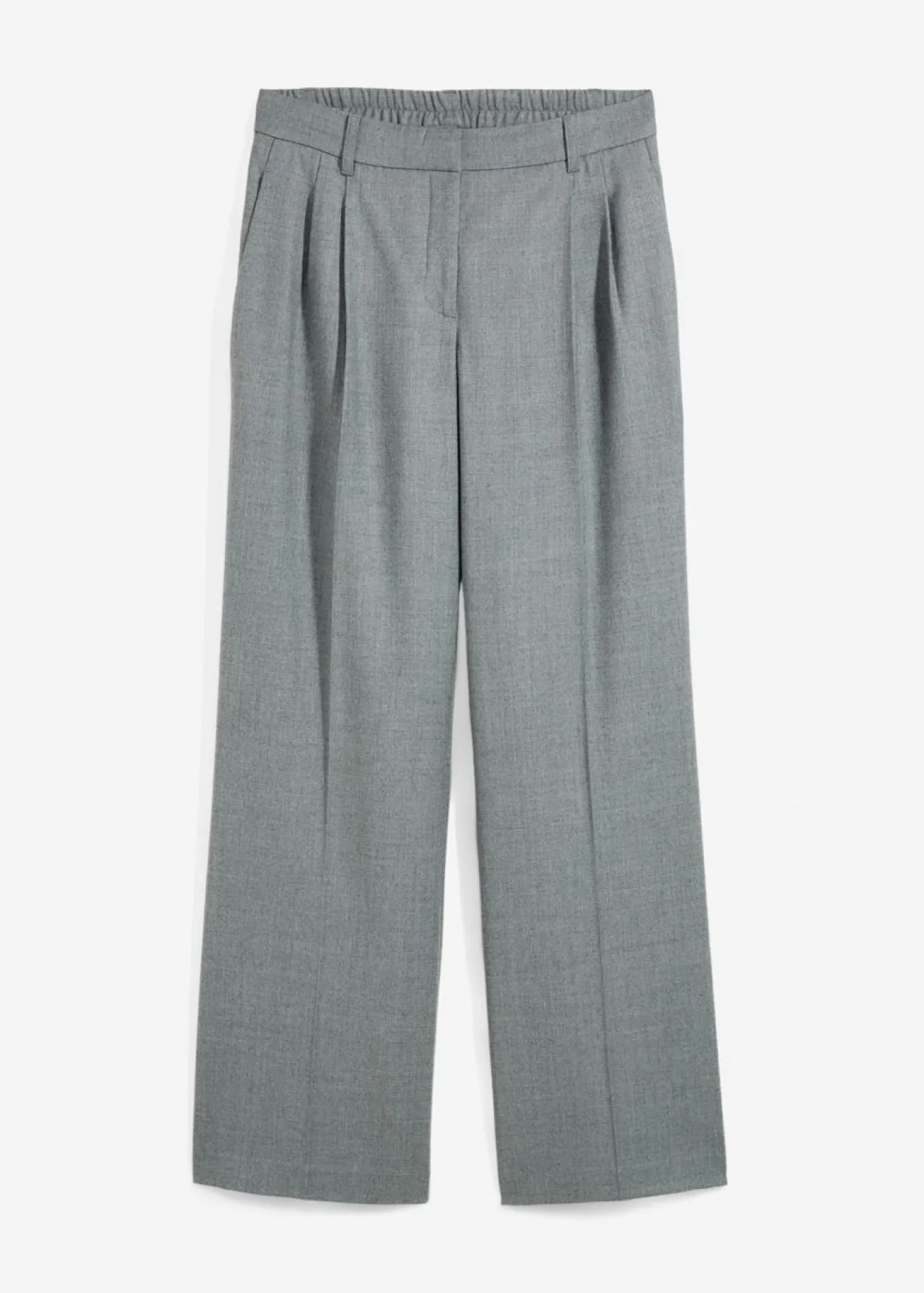Pantalón de lana con pinzas