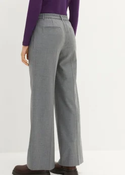 Pantalón de lana con pinzas