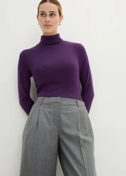 Pantalón de lana con pinzas