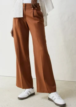 Pantalón de lana con pinzas