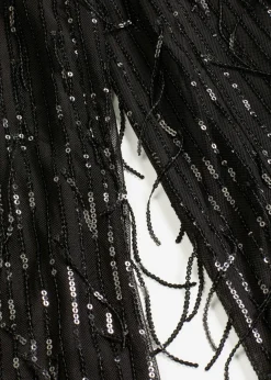 Pantalón de lentejuelas con flecos