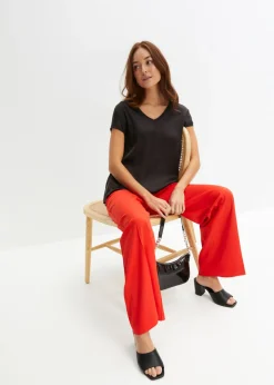 Pantalón de lentejuelas de corte holgado