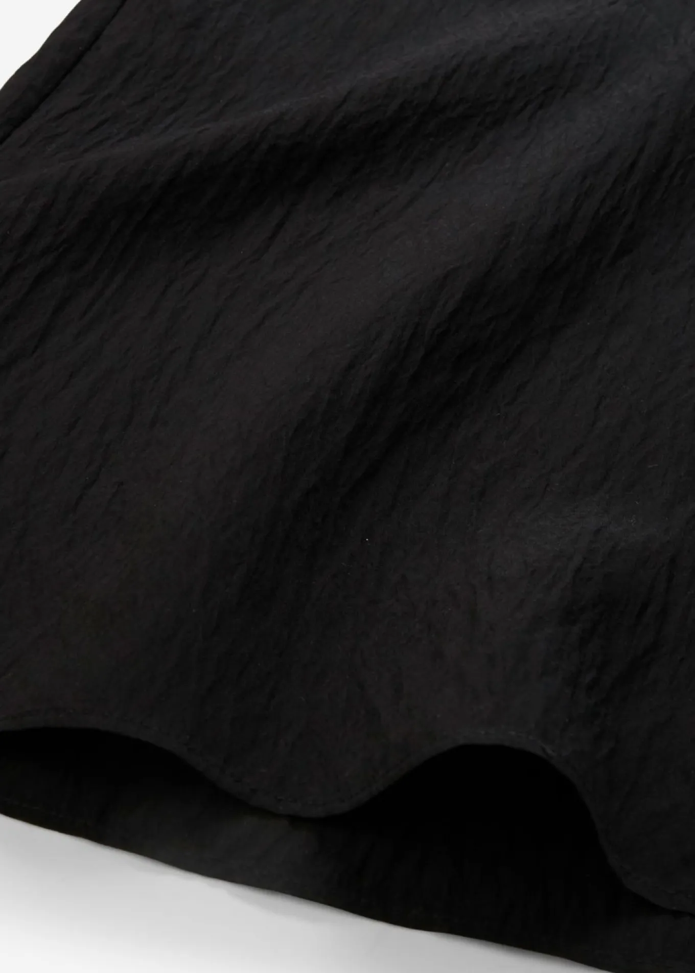 Pantalón de mezcla arrugada de viscosa con estructura