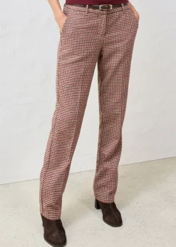 Pantalón de mezcla de lana suave