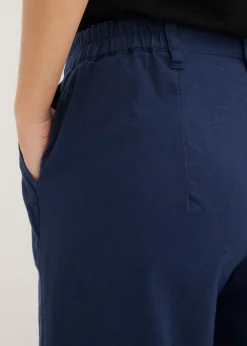 Pantalón de mezcla de lino y algodón