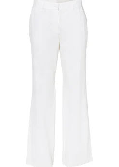 Pantalón de mezcla de lino y algodón