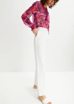 Pantalón de mezcla de lino y algodón