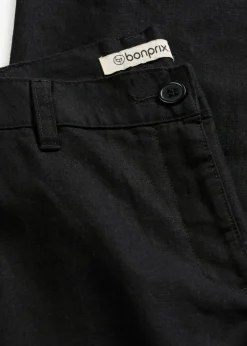 Pantalón de mezcla de lino y algodón