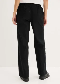 Pantalón de mezcla de lino y algodón