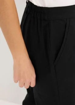 Pantalón de mezcla de lino y algodón
