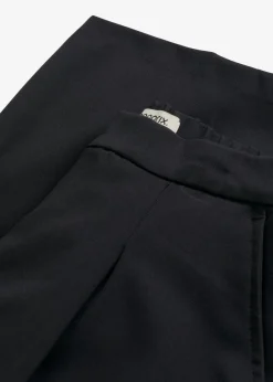 Pantalón de mezcla de viscosa con diseño barrel