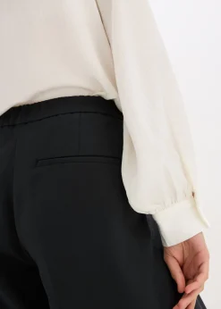 Pantalón de mezcla de viscosa con diseño barrel