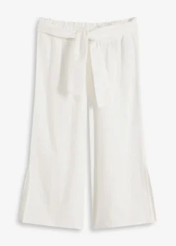Pantalón de muselina capri para la playa