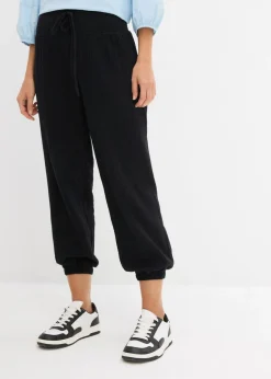 Pantalón de muselina con cintura de nido de abeja